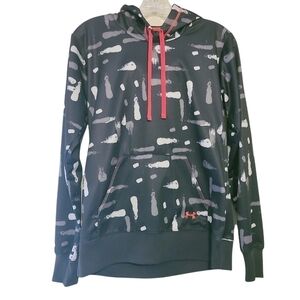 Under Armour | Women's Black & White Paint Splotch Hoodie (Small)